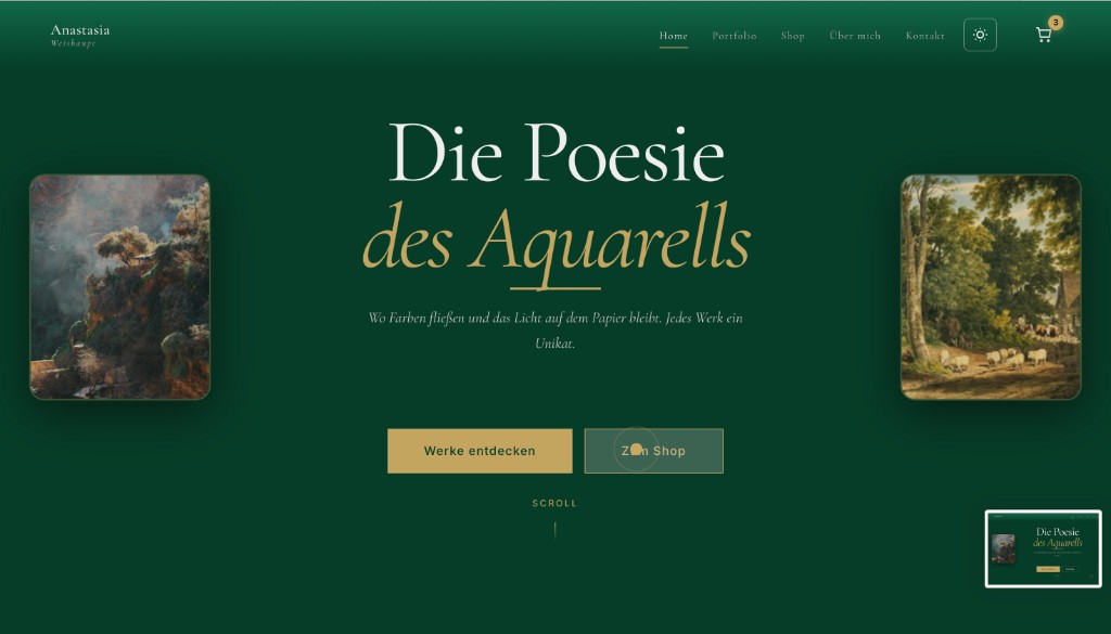 Anastasia Weishaupt Künstlerin – Webseite Referenz
